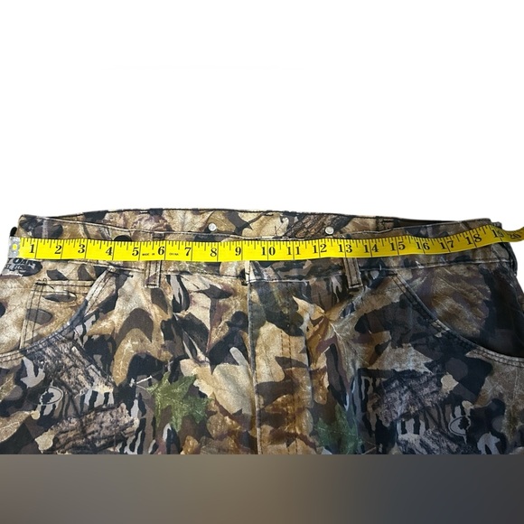 Vintage Wolf Mountain Mossy Oak Camo Brush Pants 40x32 Double Knee - Picture 4 of 11